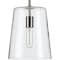Progress Lighting Clarion Collection Brushed Nickel One-Light Small Pendant P500241-009 - alternate 1